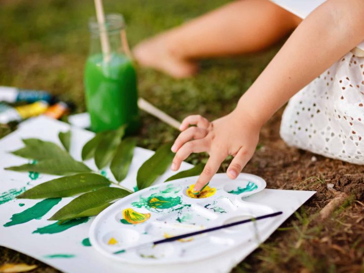 Family Time- Backyard inspired art projects