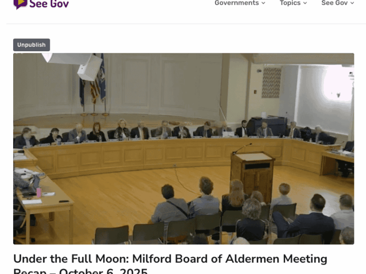 Milford Living Partners with SeeGov.org to Strengthen Local Civic Engagement